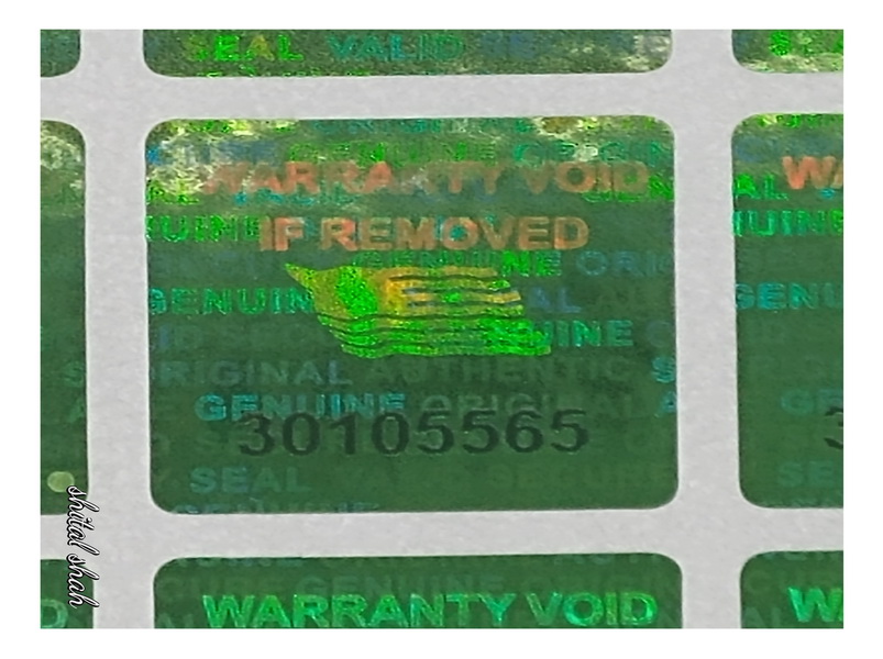 Green 0.60 inch 15 mm x15 mm serial # TAMPER EVIDENT SECURITY VOID HOLOGRAM LABELS (Copy)