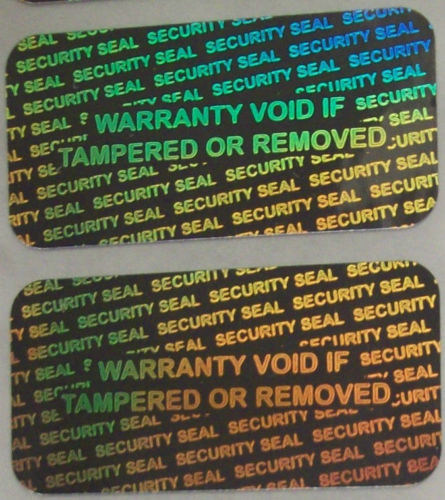 500 Serial Number Security Hologram Tamper Evident Warranty Labels Stickers 15mm x 30mm Dealimax Brand 